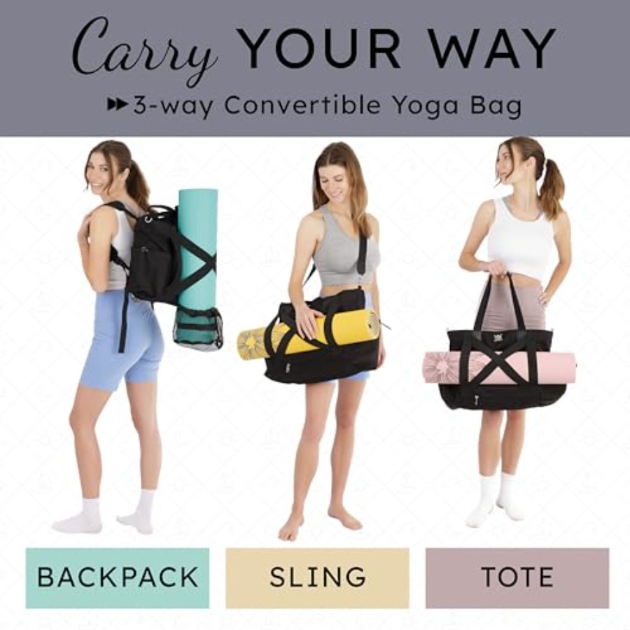 Yoga Mat Bag 4-in-1 Backpack,  - Crossfit Yoga recensie en prijs