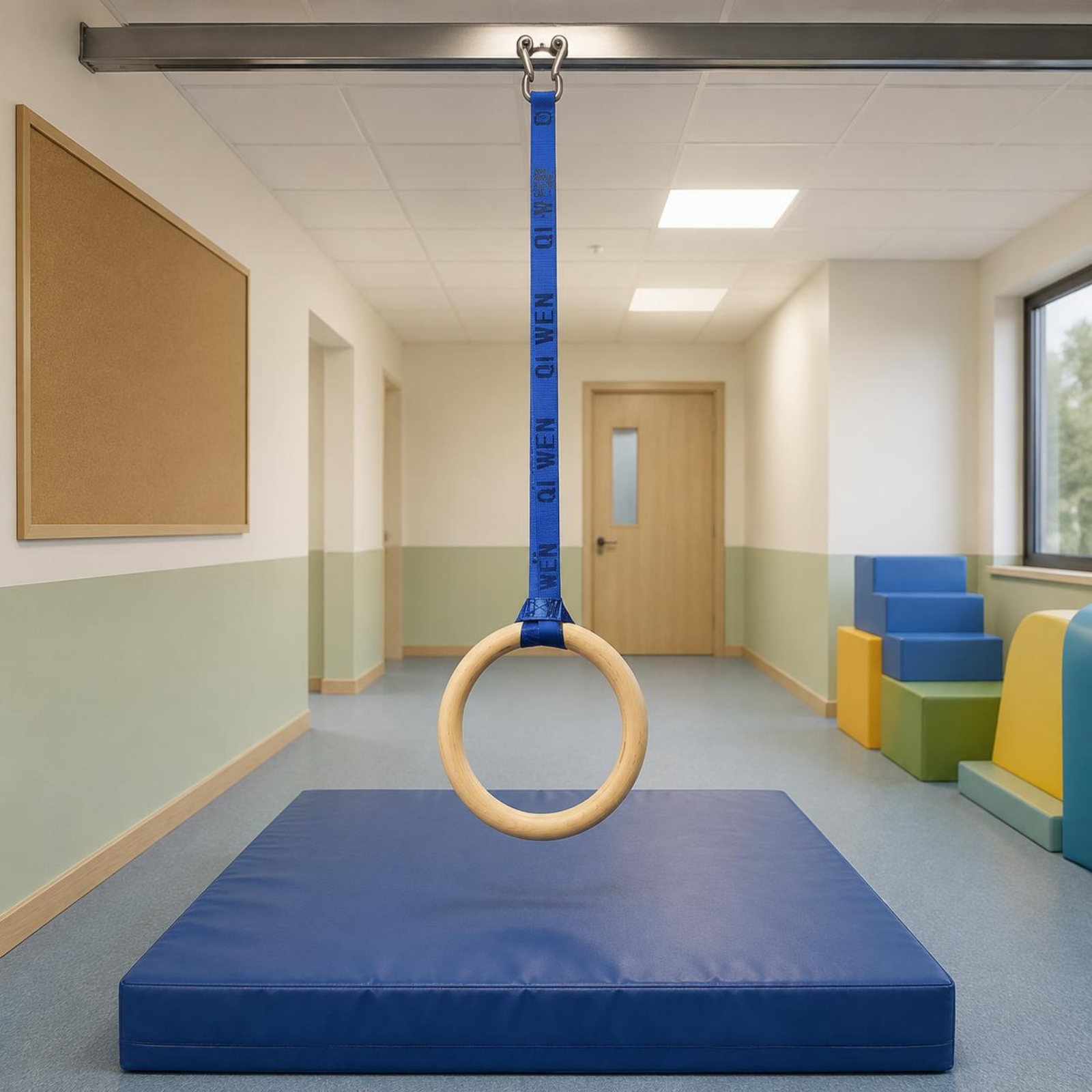 Wooden Gym Rings Woven Strappi - Gymnastic Ring Wood recensie en prijs