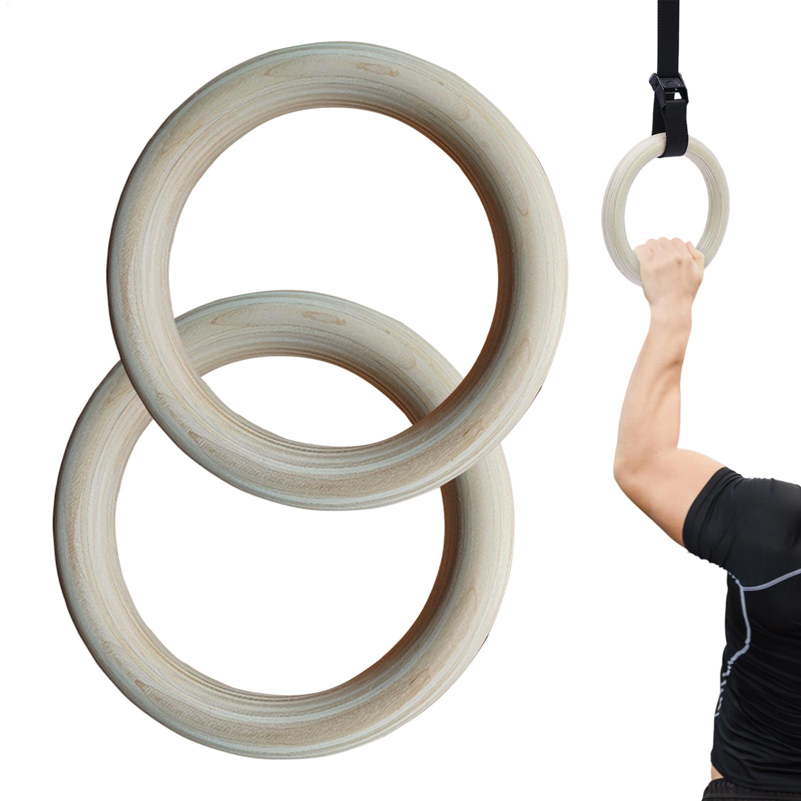 2Pcs/Pairs Wooden Portable Gym - Gymnastic Ring Wood recensie en prijs