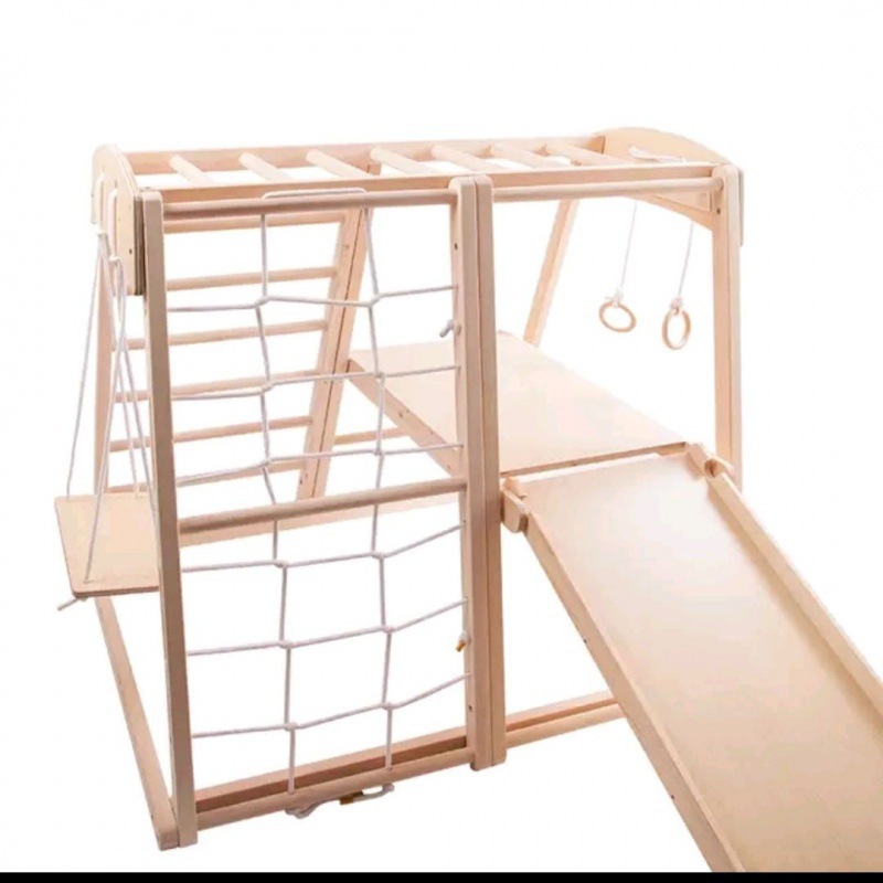 Indoor Playground Montessori B - Gymnastic Ring Wood recensie en prijs