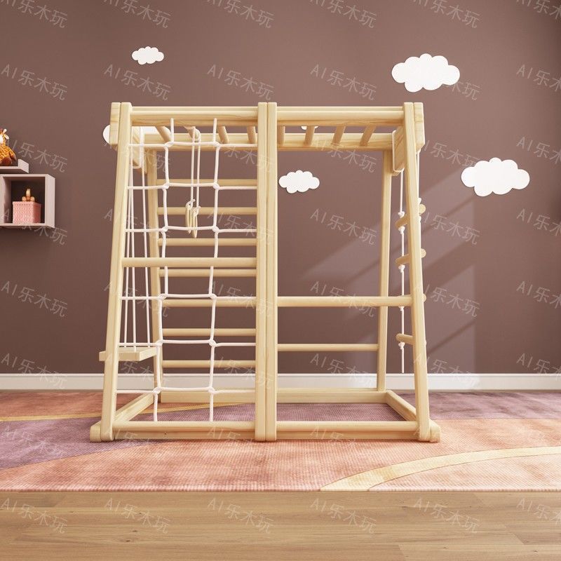 Indoor Playground Montessori B - Gymnastic Ring Wood recensie en prijs