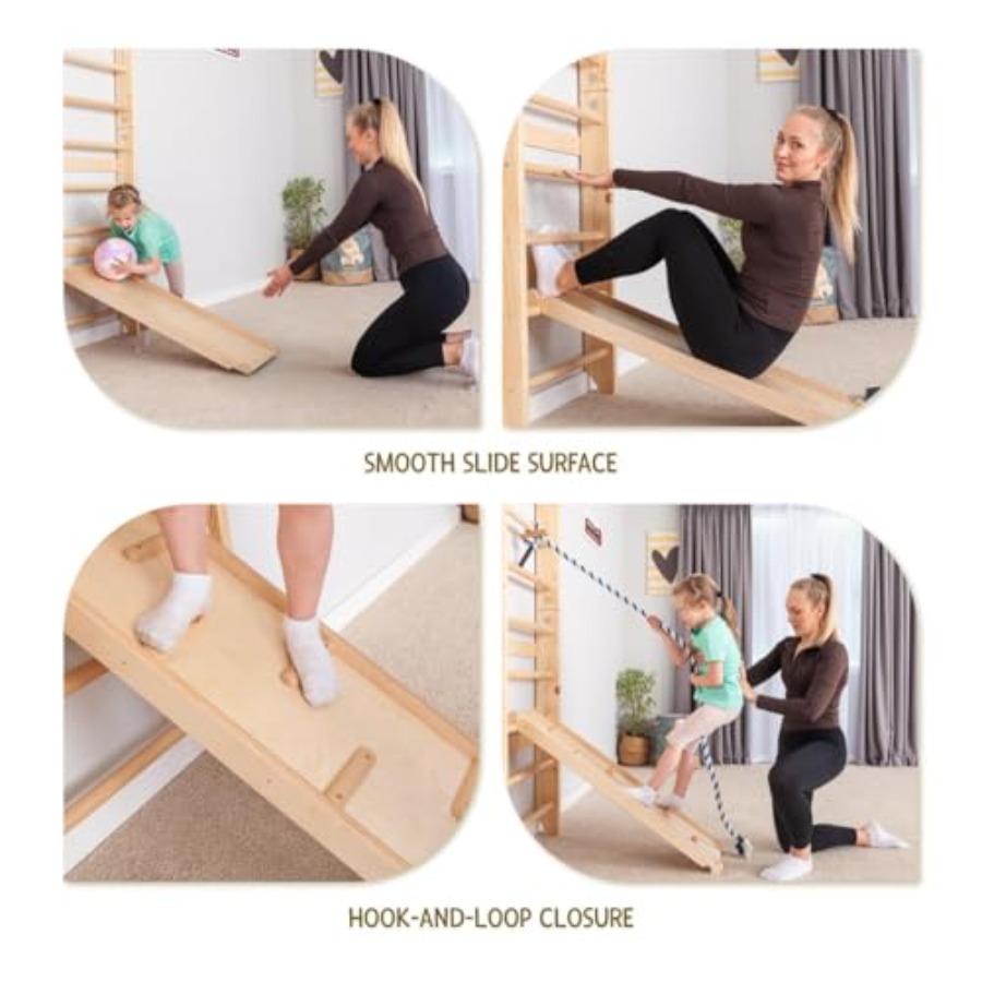 Swedish Ladder Wall Bars for h - Gymnastic Ring Wood recensie en prijs