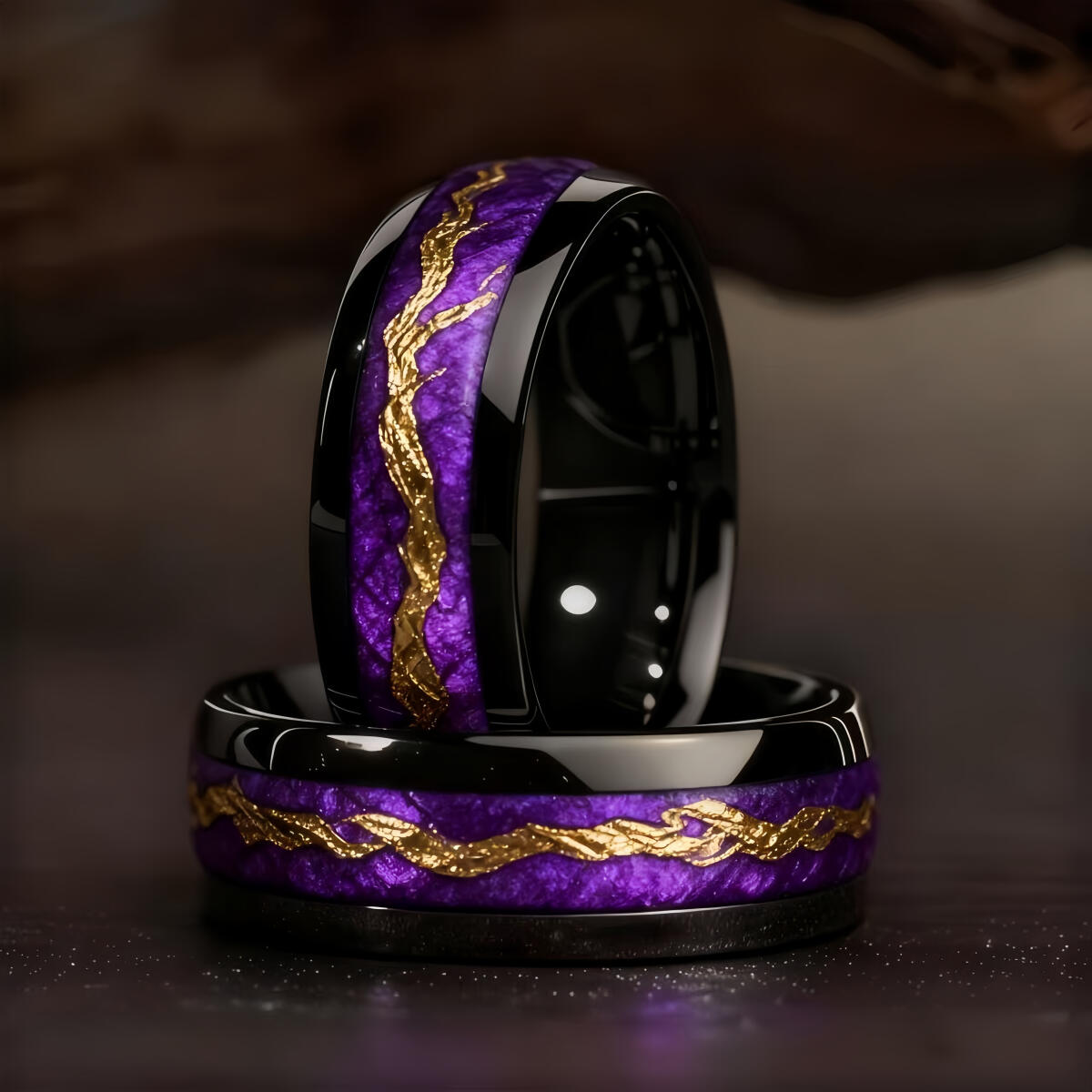 Fashion Black Men Stainless St - Gymnastic Ring Wood recensie en prijs