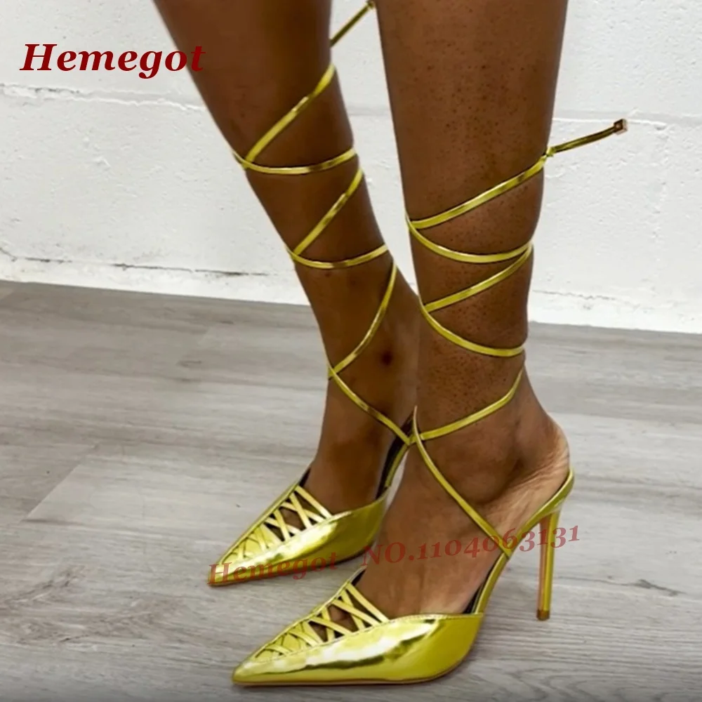 Patent Leather Cut Out Sandals - Crossfit Outfit recensie en prijs