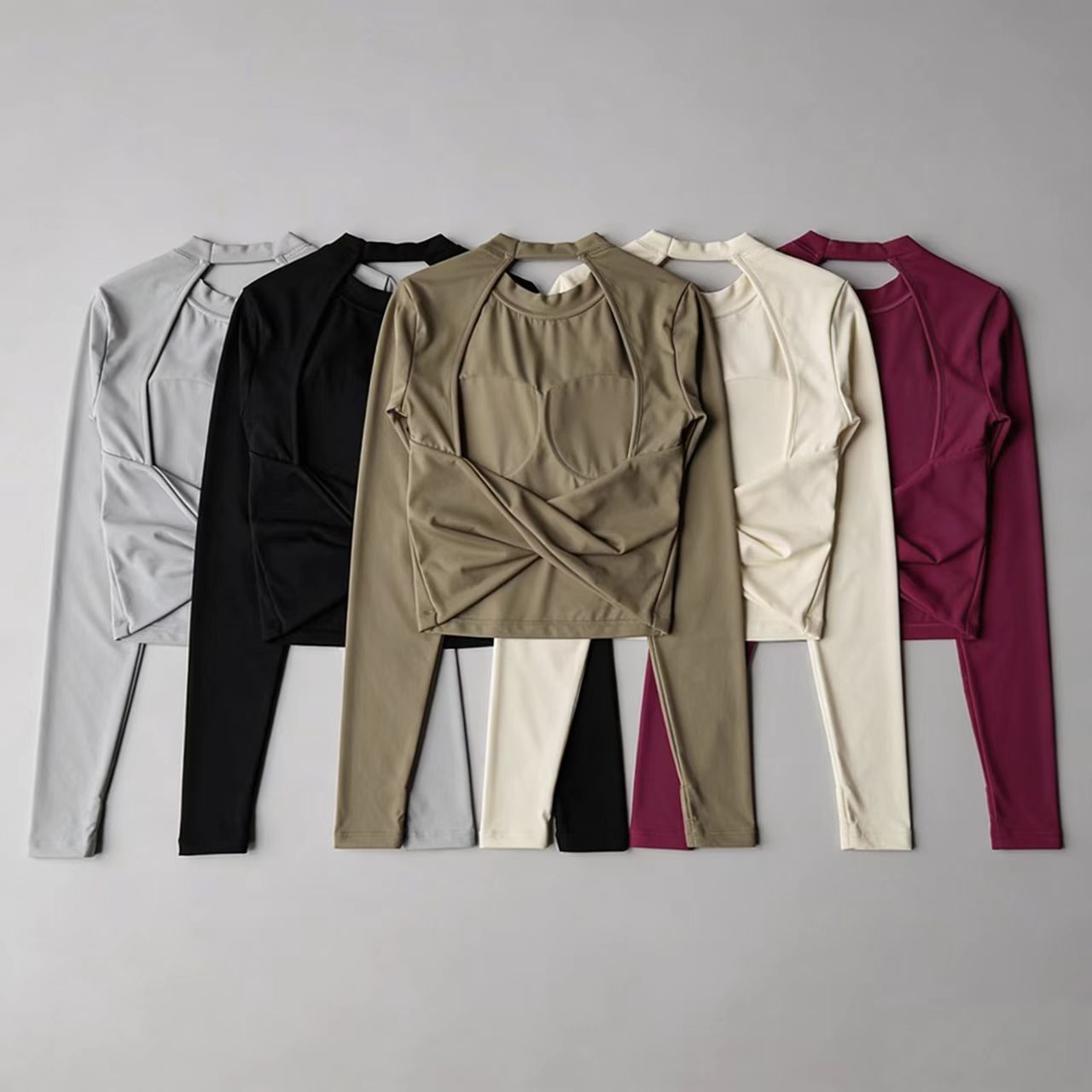 Women Long Sleeve Knotted Yoga - Crossfit Yoga recensie en prijs