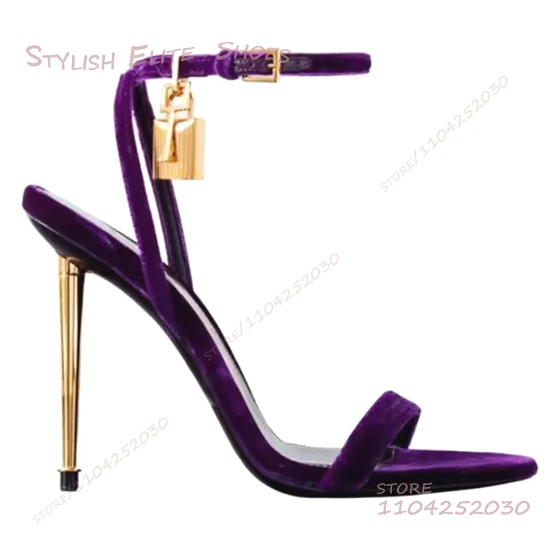 Gold Metal Stiletto Sandals Wo - Crossfit Lady recensie en prijs