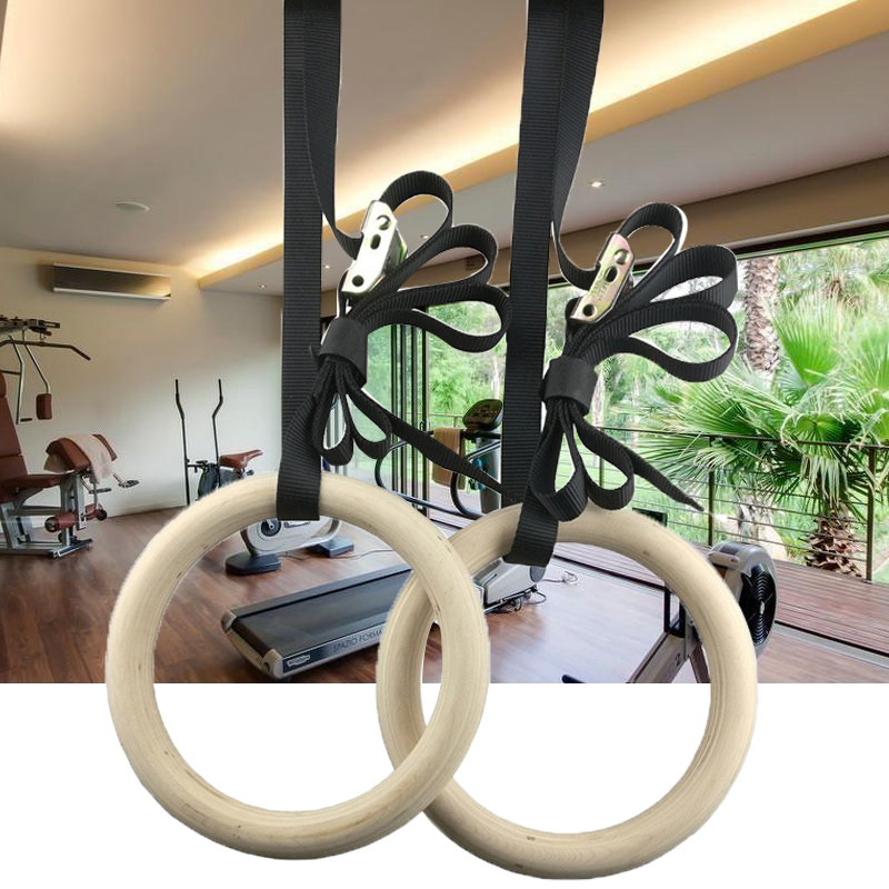 Fitness Gymnastic Rings with A - Gymnastic Ring Wood recensie en prijs