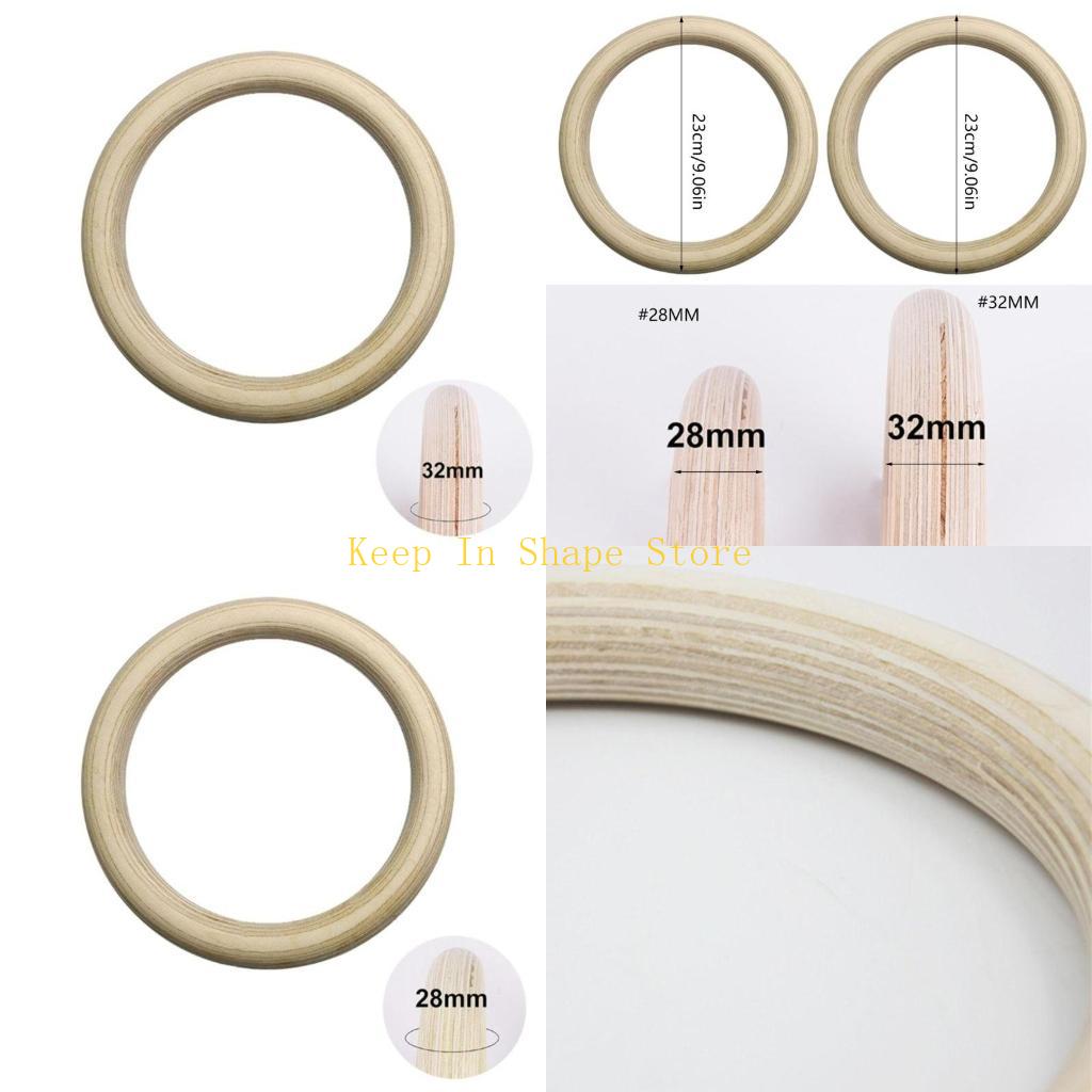 U1JC 1Pc Gym Rings, Gymnastic  - Gymnastic Ring Wood recensie en prijs