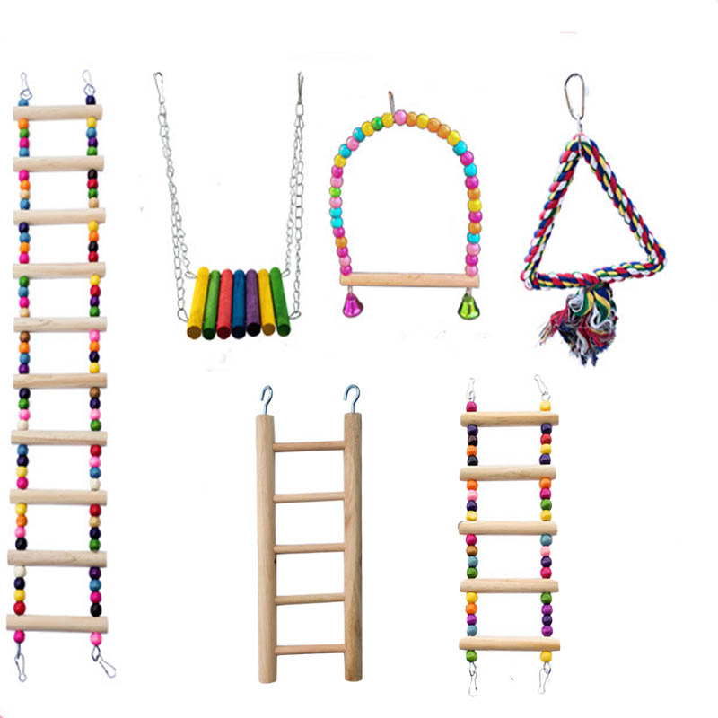 Wooden Bird Toys Small Parrot  - Gymnastic Ring Wood recensie en prijs