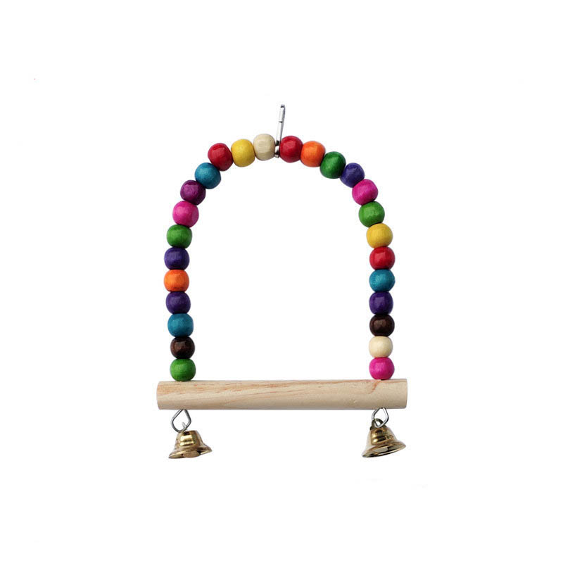 Wooden Bird Toys Small Parrot  - Gymnastic Ring Wood recensie en prijs