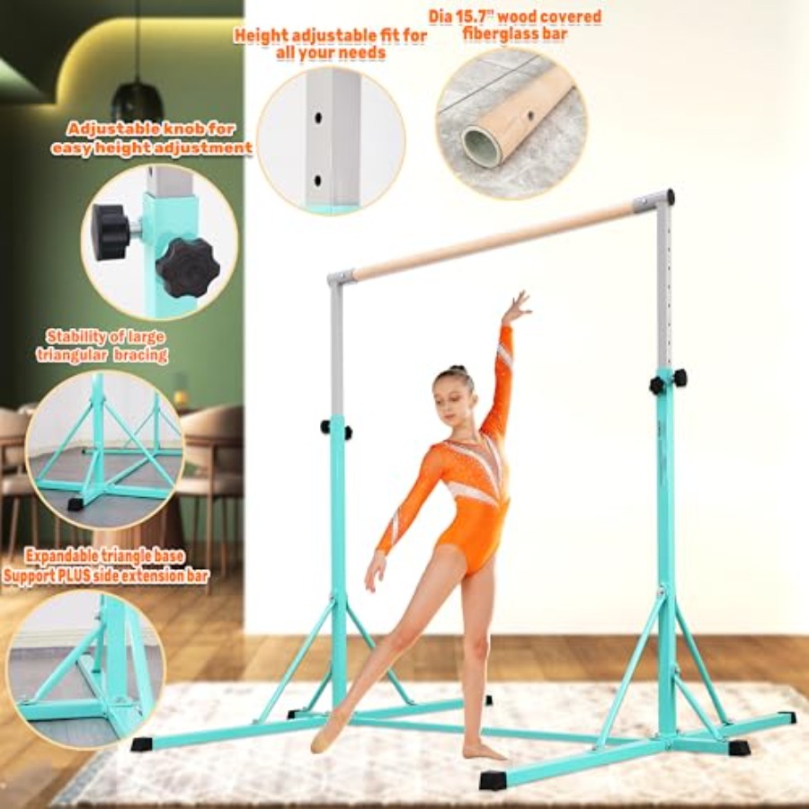 Gymnastics Bar for home gym tr - Gymnastic Ring Wood recensie en prijs