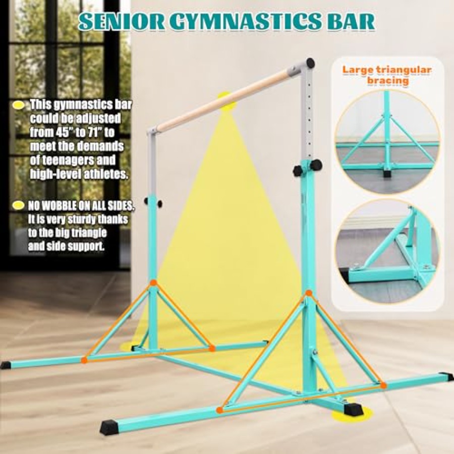 Gymnastics Bar for home gym tr - Gymnastic Ring Wood recensie en prijs