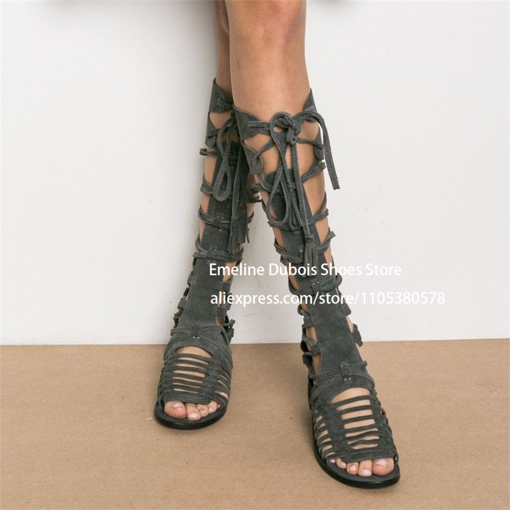 Suede Gladiator Flat Sandals K - Crossfit Outfit recensie en prijs