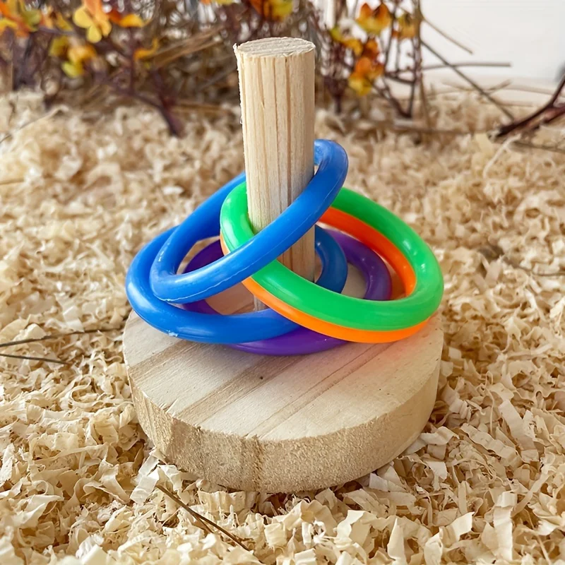 Wooden Interactive Parrot Ring - Gymnastic Ring Wood recensie en prijs